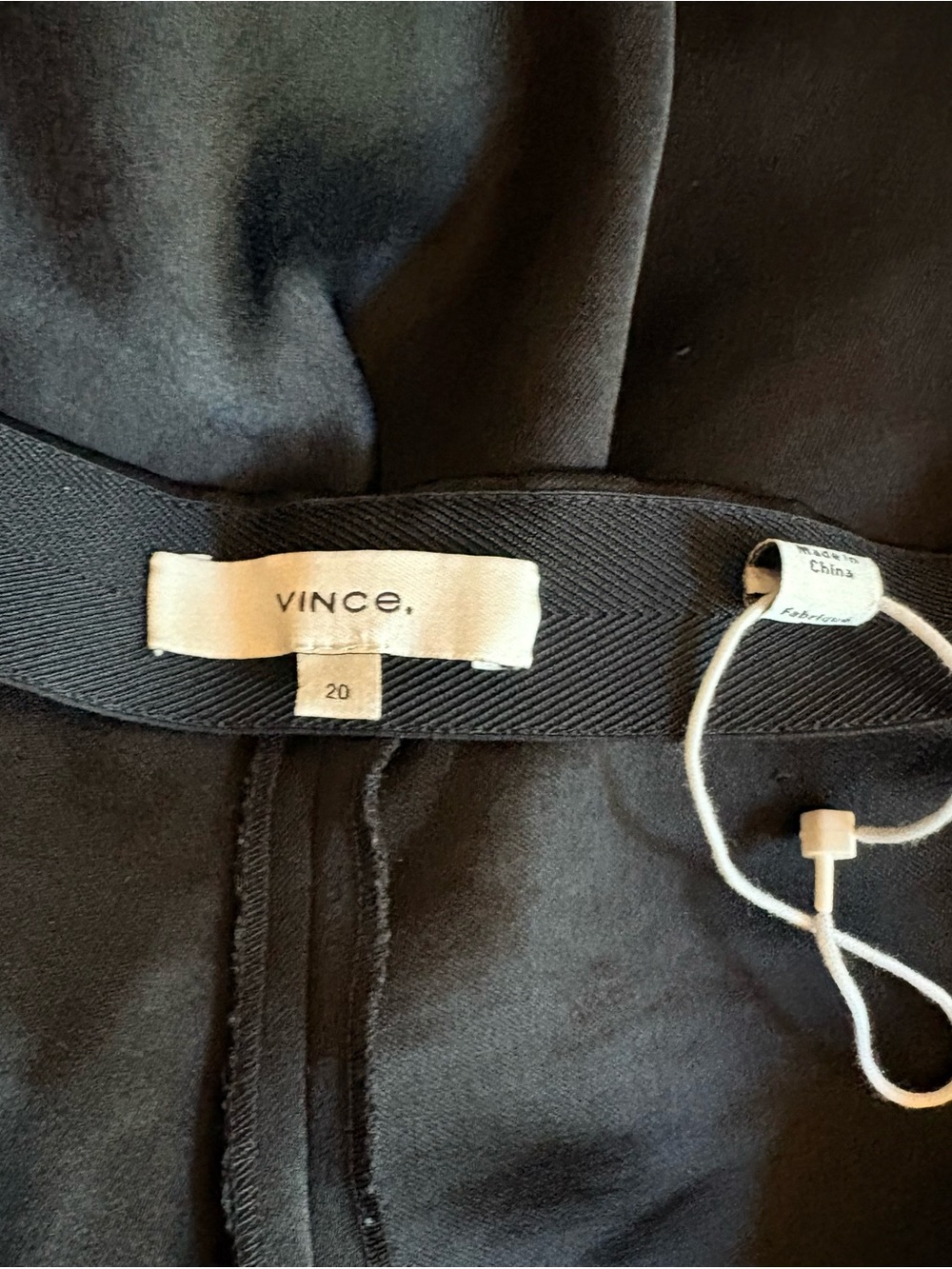 Vince Black Silky Wide Leg Cropped Culotte Pants Size 20 - Picture 5 of 5